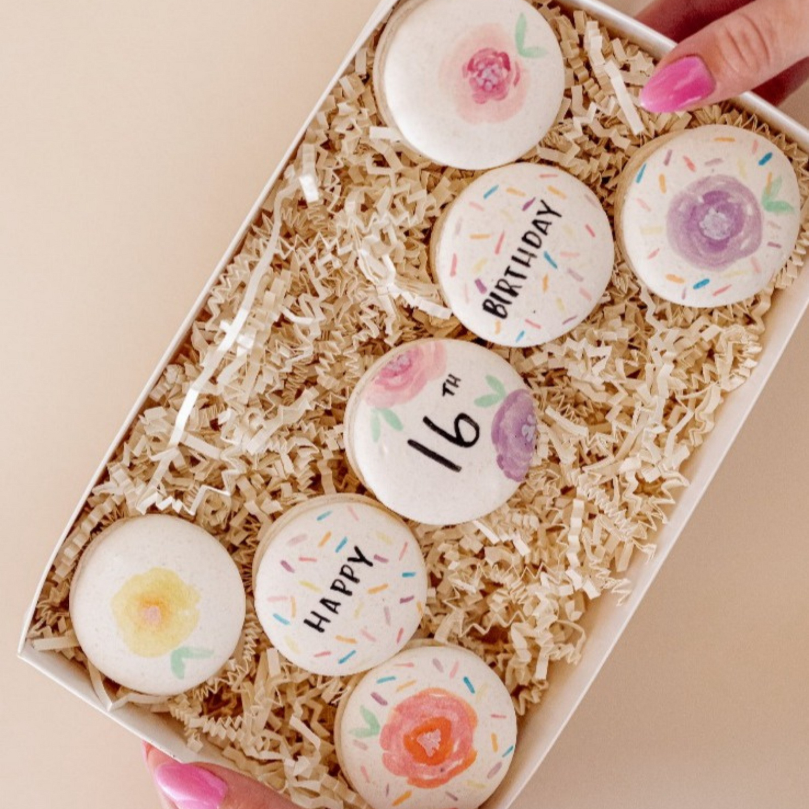 Happy Birthday French Mac Set