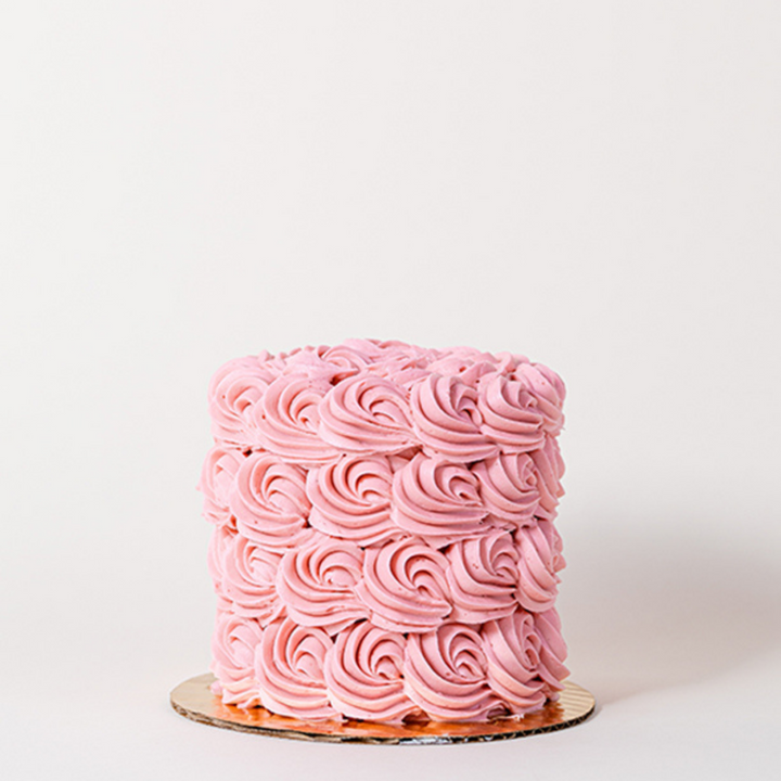 Three Toned Small Rosettes with Drop Detail Smash Cake - Pastries by  Randolph