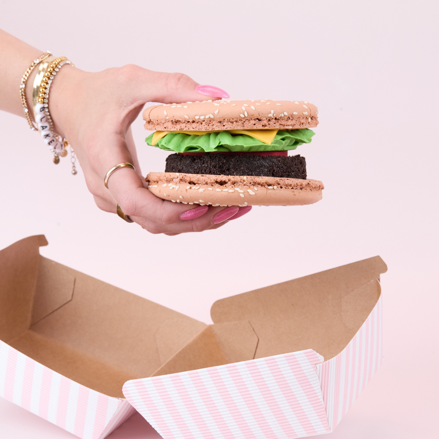 *PRE ORDER* Father's Day Burger Macaron
