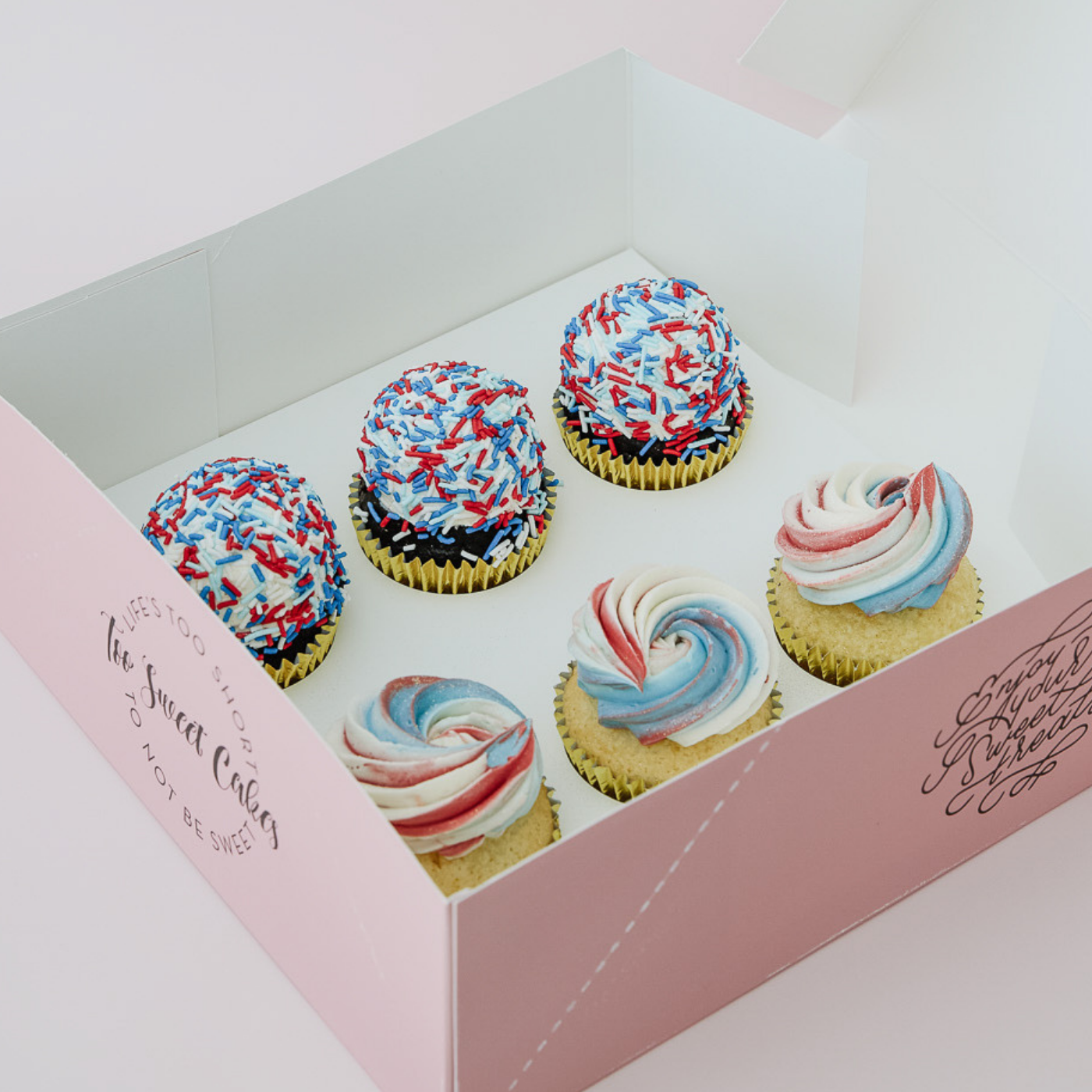 *PREORDER* 4th of July Cupcake Box
